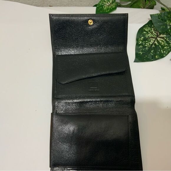 New WITTCHEN BLACK GENUINE ITALIAN LEATHER Italy Collection TRI FOLD WALLET - Picture 10 of 14
